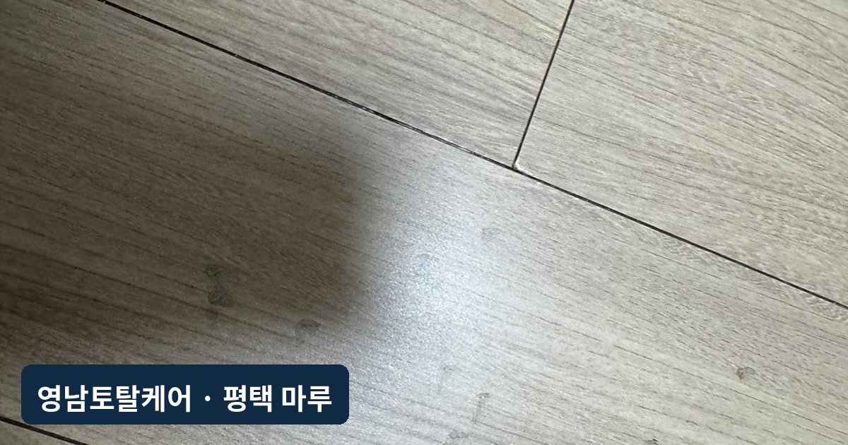 평택 의자 상처 많은 강마루 표면 복원