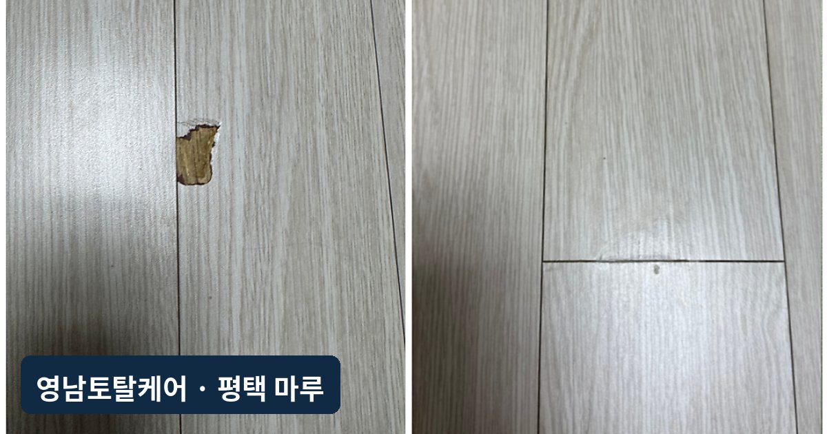 평택 싱크대 앞 강화마루 들뜸·까짐 복원